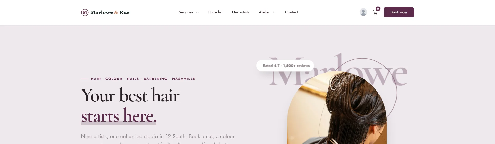 Classic: logo left, navigation right header preset